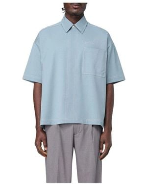 Bonsai Short Sleeve Shirts - Blue