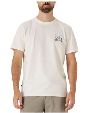Butcher of Blue Army Stencil Tee Polo T-Shirt - Weiß