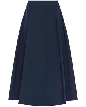 Cruna Midi Skirts - Blue