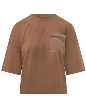 Brunello Cucinelli T-Shirts - Marrón