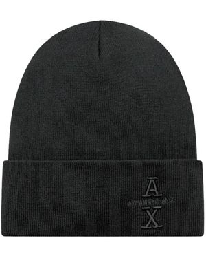 ARMANI EXCHANGE Schwarzer Line Bonnet