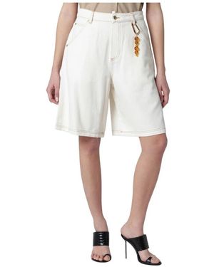 DARKPARK Denim Shorts - Blanco