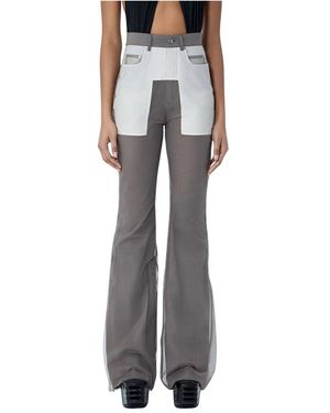 Rick Owens Wide Trousers - Grey