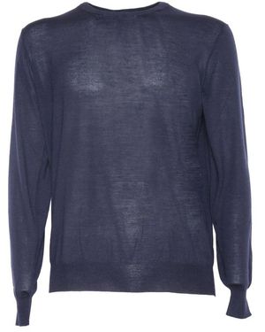 FILIPPO DE LAURENTIIS Round-Neck Knitwear - Blue