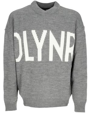 DOLLY NOIRE Sweater Logo - Grau