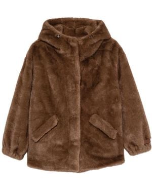 Lou Andrea Faux Fur & Shearling Jackets - Marrón