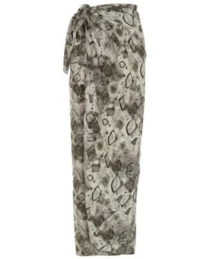 Cortana Maxi Skirts - Grigio