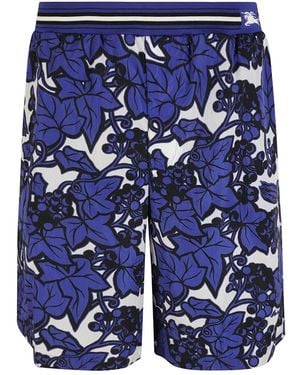Burberry Stijlvolle Shorts Voor Een Trendy Look - Blauw