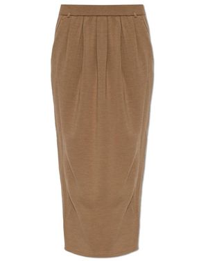 Max Mara Wool Skirt Angizia - Bruin