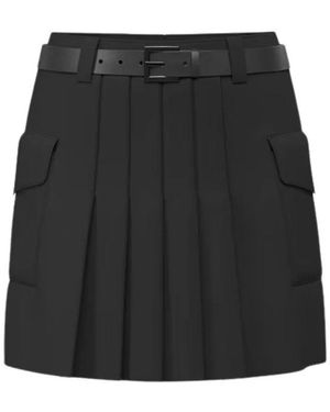 Guess Rokken ,Zwart ,Polyester Gonna Corta Rokje