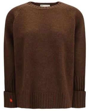Tory Burch Rundhals-Strickware - Braun