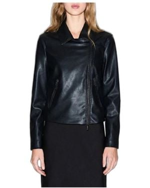 ARMANI EXCHANGE Synthetisch Leren Jack - Zwart