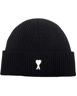Ami Paris Beanies - Negro