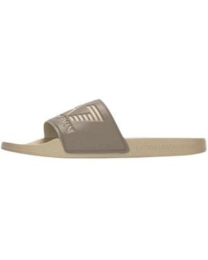 EA7 Sliders - Brown