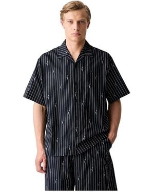 Lacoste Short Sleeve Shirts - Negro