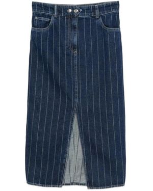 Ba&sh Denim Skirts - Blauw