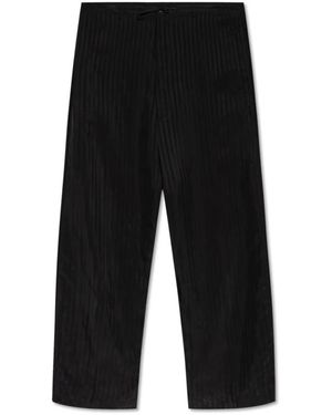 Balenciaga Wide Trousers - Zwart