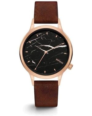 Komono Lexi Marble Watch - Rot