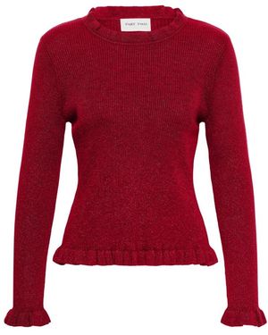 Part Two Round-Neck Knitwear - Rouge