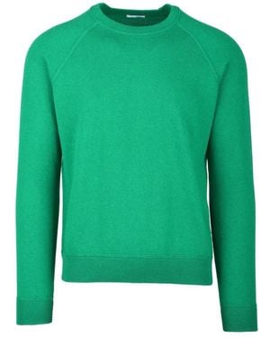 Malo Kaschmir Raglan Pullover Sweater - Grün