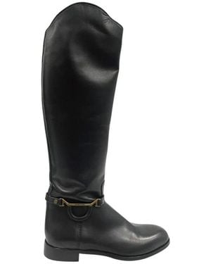 Borbonese High Boots - Black