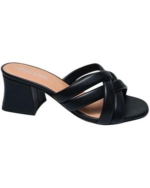 Pollini Heeled Mules - Bleu