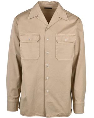 Prada Camicia Dritta Over - Naturel