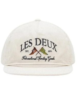 Les Deux Accessoires ,Wit ,Ivy League Corduroy Cap