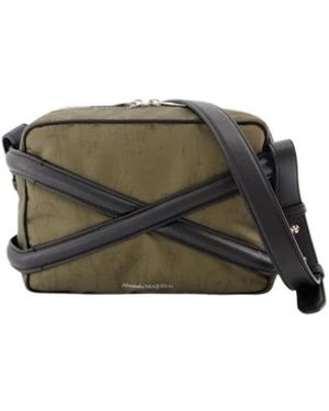 McQueen Crossbody Bag Mit Lederriemen - Grün