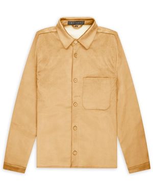 Aspact Suede Overshirt - Natur