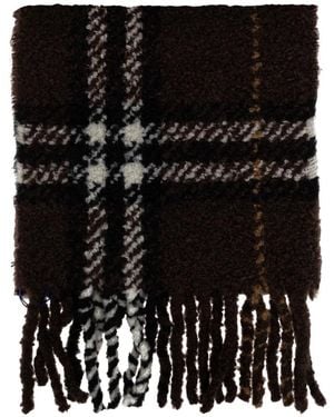 Burberry Accessoires ,Bruin ,Wol Wol Sjaal - Zwart