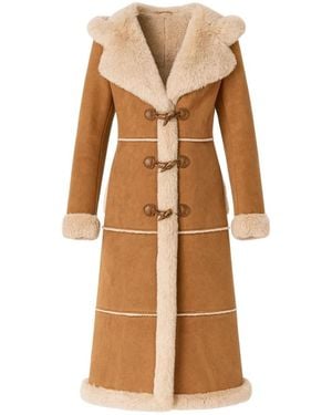 Fracomina Single-Breasted Coats - Brown