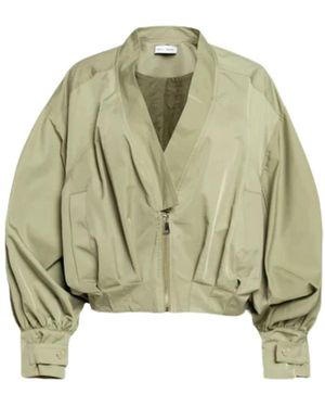 WEILI ZHENG Bomber Jackets - Green