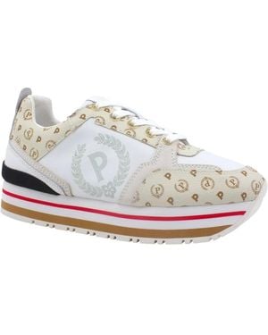 Pollini Schoenen ,Leer Sneakers - Wit