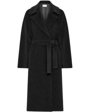 Marella Belted Coats - Negro