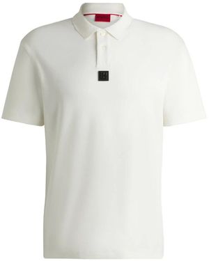 HUGO Polo Shirts - White