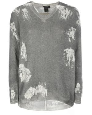 Avant Toi V-Neck Knitwear - Gris
