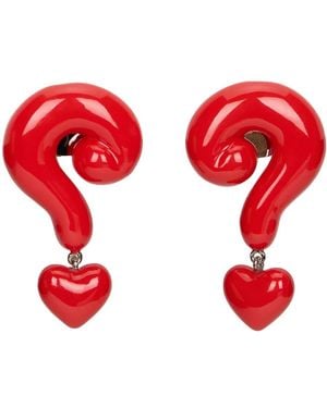 Moschino Earrings - Rouge