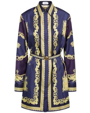 Versace Shirt Dress - Blauw