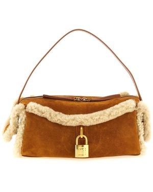 Balmain Small Pulse Schoudertas - Bruin
