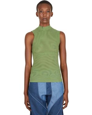 Mainline:RUS/Fr.CA/DE Sleeveless Tops - Verde