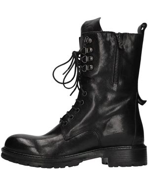 Hundred 100 Lace-Up Boots - Negro