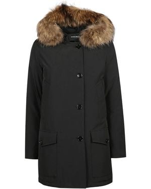 Woolrich Faux Fur & Shearling Jackets - Black