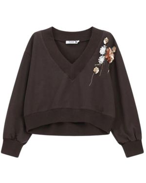 Please Hoodies & Sweatvesten ,Zwart ,Felpa