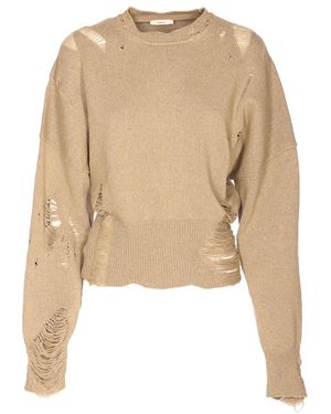 Haikure Truien & Vesten ,Bruin ,Katoen Marcy Sweater - Naturel