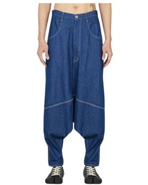 Sulvam Wide Jeans - Azul
