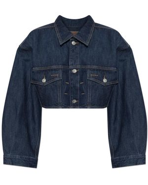 DIESEL Jassen ,Blauw ,Denim Denim Jassen