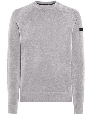 Rrd Round-Neck Knitwear - Grigio