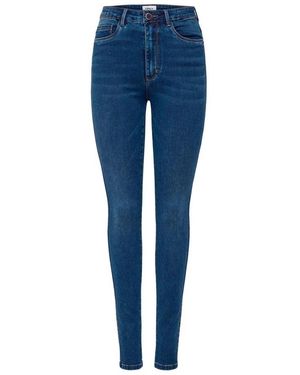 ONLY High Waist Skinny Jeans - Blauw