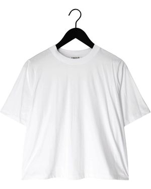 EDITED Tops ,Wit ,Katoen Nola T-Shirt
